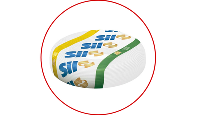 rolo cabo flexivel 750v 4mm 100 metros branco sil0 2