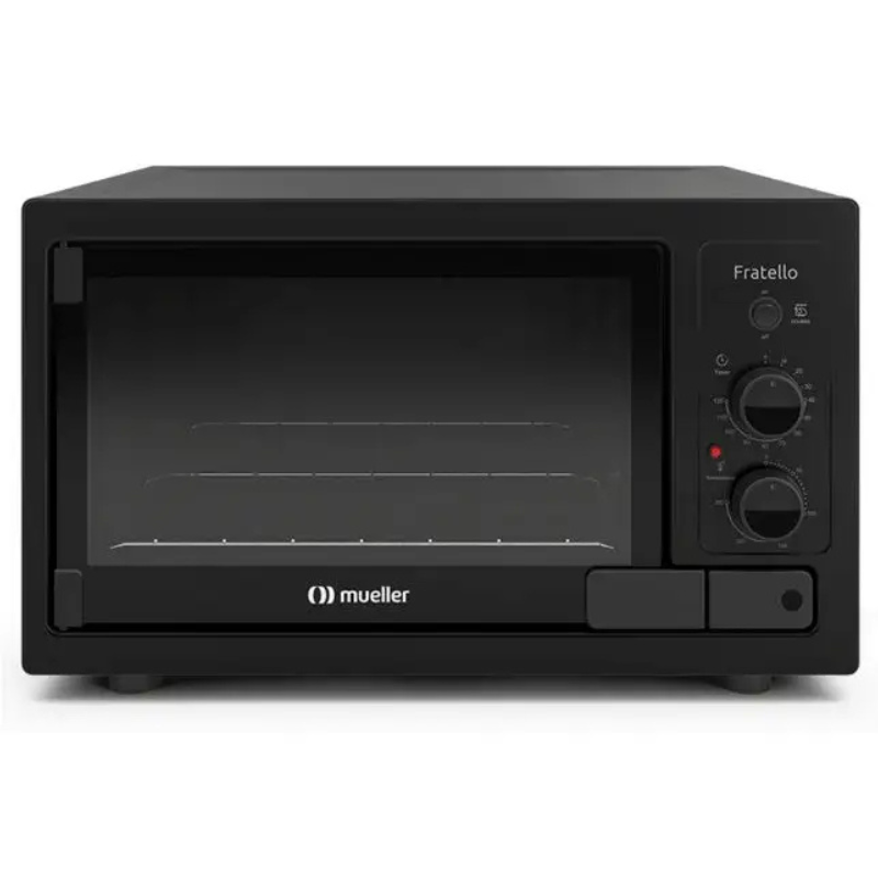 forno eletrico de bancada mueller fratello preto fosco 44 litros 19