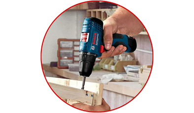 parafusadeira e furadeira 12v gsr 120 li com maleta 02 brocas bosch 198