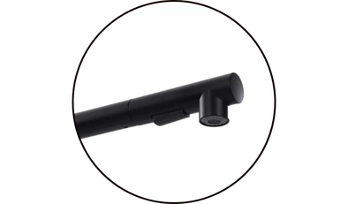 torneira gourmet monocomando preta extensivel 456 1