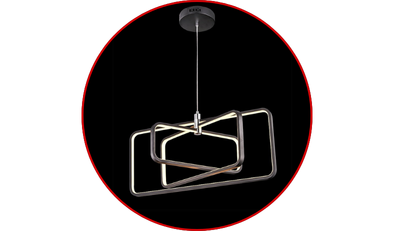 pendente shaft led 6023pb 75w bivolt preto 456