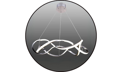 pendente ninho led 6081pa 78w bivolt cromado 456
