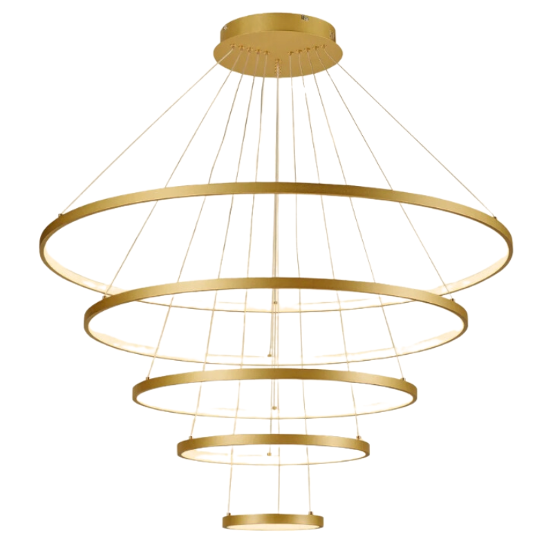 lustre pendente 05 arcos dourado domum 2