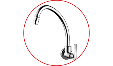 torneira para cozinha de parede bica movel loren one cromada lorenzetti54 6 1