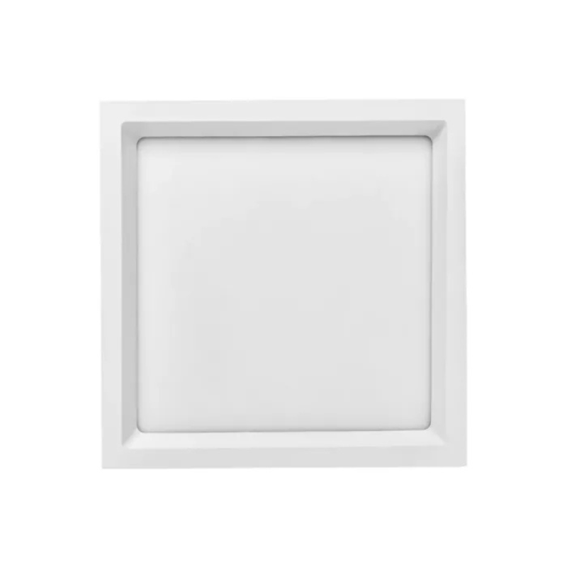 painel embutir quadrado recuado 22w 3000k branco stella16 2
