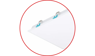 painel edge embutir quadrado 20w 3000k branco bivolt stella16 1