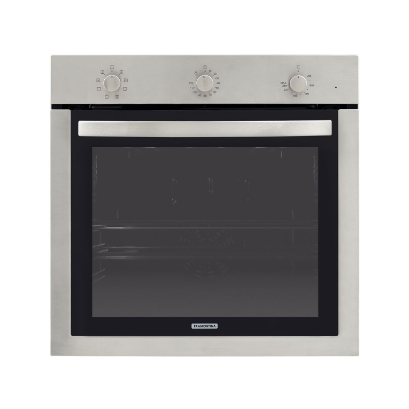 forno eletrico de embutir inox cook em aco inox 7 funcoes 73l tramontina 16 4