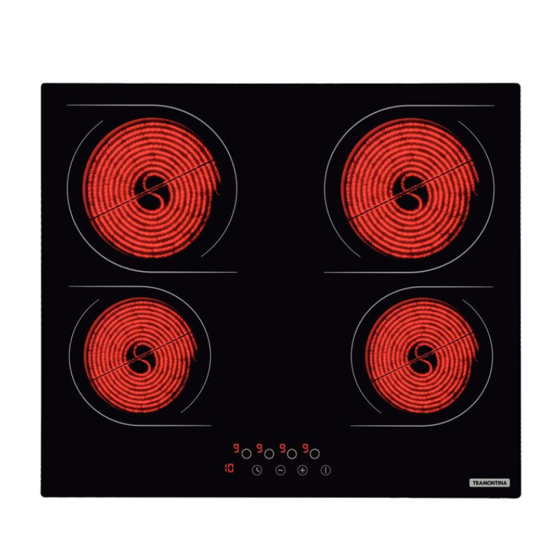 cooktop eletrico new square vitroceramico com 4 areas de aquecimento e comando touch tramontina1 6 7