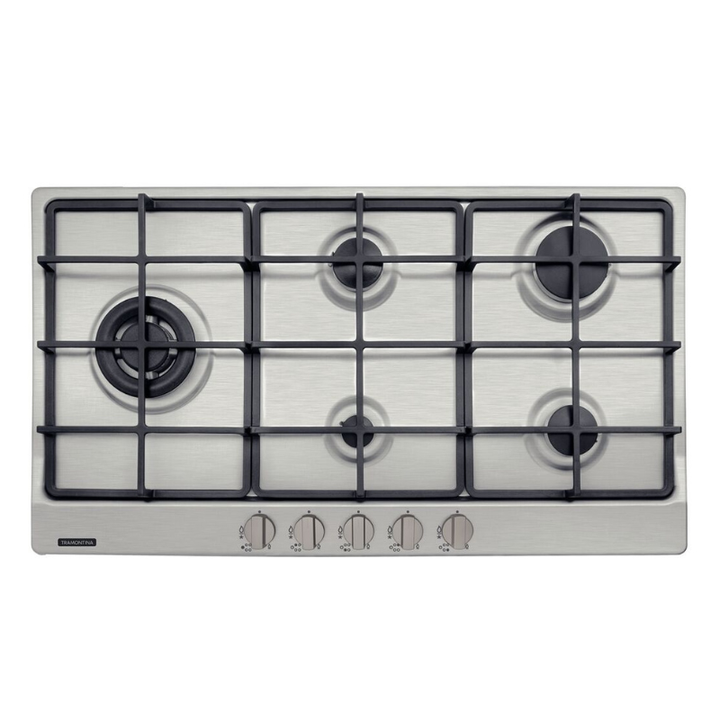 cooktop a gas penta plus em aco inox 5 queimadores tramontina1 6 8