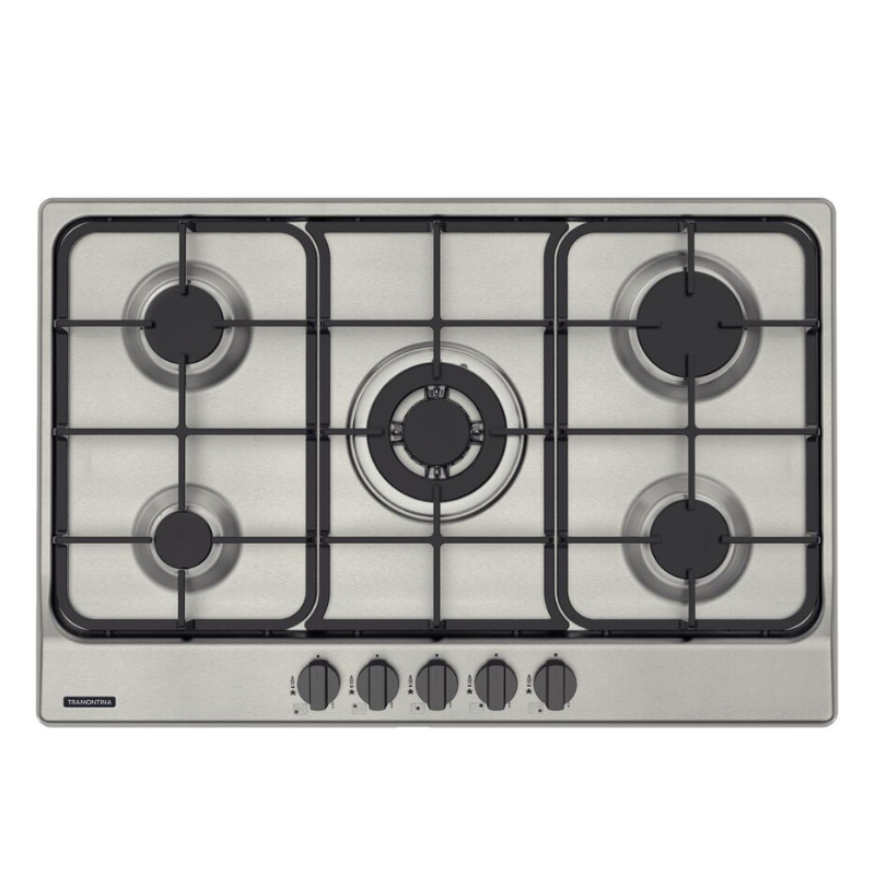 cooktop a gas penta ff 5gx tri 75 em aco inox 5 queimadores tramontina 16 5