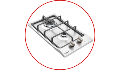 cooktop a gas domino em aco inox 2 queimadores tramontina 16 1