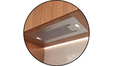 coifa de embutir incasso 51 em aco inox com acabamento acetinado 51cm 220v tramontina 16 2