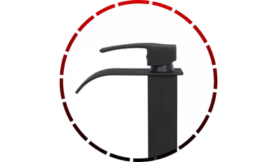 torneira banheiro monocomando bancada cascata preta bica baixa domum1 6 2