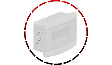 quadro embutir distribuicao 6n8d disjuntores s barramento porta branca tigre 456