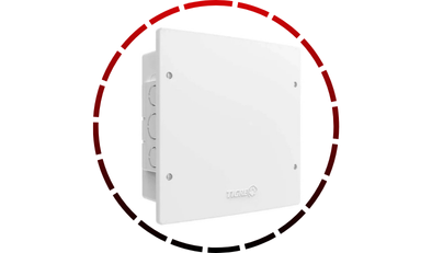 caixa de passagem embutir pvc 15x15cm branca tigre 156