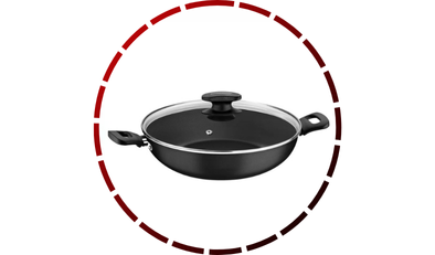 panela wok loreto com rev interno e externo em anti starflon max 28 cm 3 3l tramontina 165 1