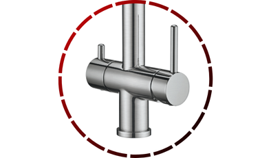 misturador monocomando gourmet com saida para agua filtrada lorenzetti 4865 1