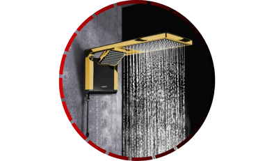 chuveiro ducha acqua duo ultra preto matte gold 7800w 220v lorenzetti 456 5