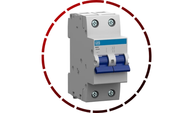 disjuntor din bipolar 32a c 3ka weg 45