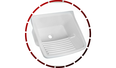 tanque plastico para lavar roupa branco astra 22l 456 2