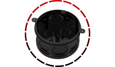 caixa octogonal fundo movel preto 4x4 tigre 456