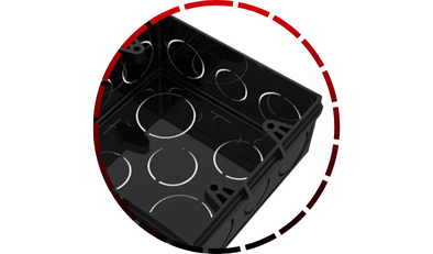 caixa de luz eletroduto 4x4 tigre 456