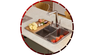 cuba de sobreporembutir massima 68x48 com acessorios e lixeira docol 456 2