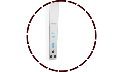 chuveiro digital acqua century branco com cromado 7500w 220v lorenzetti 465 3