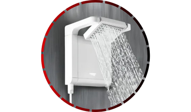 ducha acqua star branco com cromado 220v 7800w lorenzetti 16 3