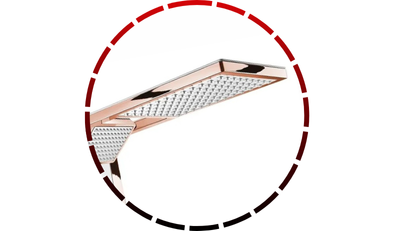 chuveiro acqua duo ultra branco rose gold 7800w 220v lorenzetti 465 3