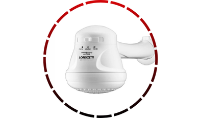 chuveiro maxi banho com cano 220v 5500w lorenzetti45 6 1