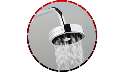 chuveiro de parede redondo tigre acqua clean cromado 16