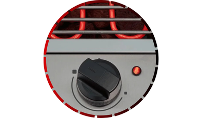 churrasqueira eletrica cooktop ranch com pedras vulcanicas 220v fischer 456 2