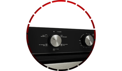 forno eletrico infinity embutir 50l com air fryer preto fischer 456 2