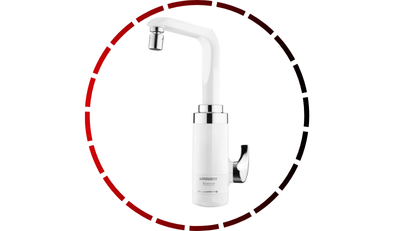 torneira eletrica essence parede branca com cromado 5500w 220v lorenzetti56 1