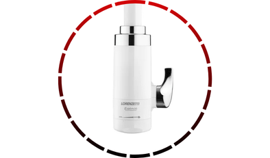 torneira eletrica essence parede branca com cromado 5500w 220v lorenzetti56 2
