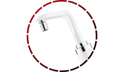 torneira eletrica essence parede branca com cromado 5500w 220v lorenzetti56 3