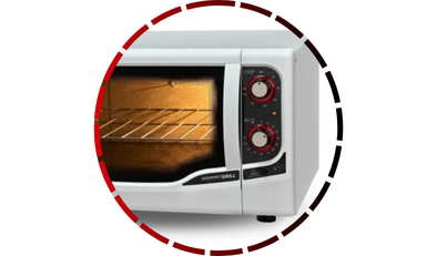forno eletrico gourmet grill bancada branco 220v fischer465 3