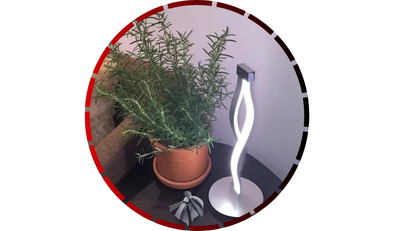 abajur led dimerizavel geometric 0602t branco 16w 220v4 56 2