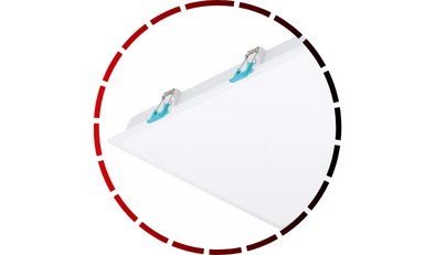 painel edge embutir quadrado 20w 3000k branco bivolt stella 46 2