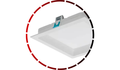 painel deep embutir quadrado recuado 17w 4000k branco stella 456 2