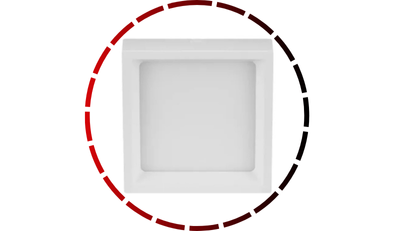 plafon sobrepor recuado deep 18w 4000k branco stella 156 1