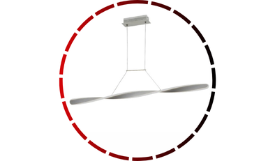 pendente helical led dimerizavel 621pw 36w bivolt branco 46