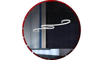 pendente ganchos geometric led 185 58w bivolt branco 465