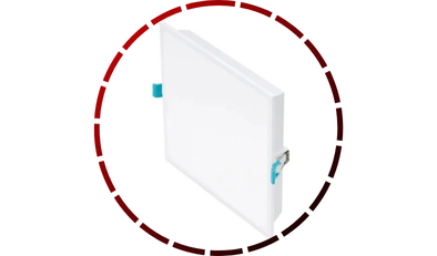 painel edge embutir quadrado 14w 3000k branco bivolt stella 546 2
