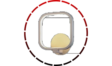 luminaria quadrada geometric led dimerizavel 0651 bivolt 10w branco 546 2