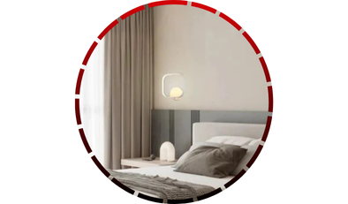 luminaria quadrada geometric led dimerizavel 0651 bivolt 10w branco 546 3