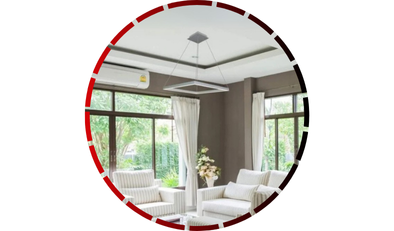 pendente quadrado geometric led dimerizavel 761s 36w bivolt branco 56