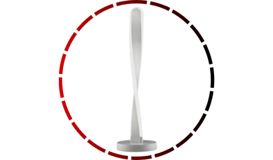 abajur led dimerizavel helical 621tw branco 15w 220v 16 1