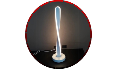 abajur led dimerizavel helical 621tw branco 15w 220v 16 2